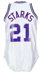 1990 John Starks Memphis Rockers WBL Game Worn Jersey (MEARS LOA)