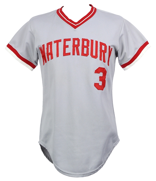 1980-83 Waterbury Reds Game Worn Road Jersey (MEARS LOA)