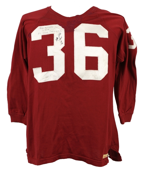 1968 MacArthur Lane St. Louis Cardinals Game Worn Durene Jersey (MEARS LOA/JSA) 