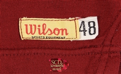 1968 MacArthur Lane St. Louis Cardinals Game Worn Durene Jersey (MEARS LOA/JSA) 