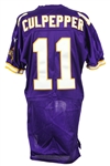 2000 Daunte Culpepper Minnesota Vikings Home Jersey (MEARS LOA)