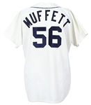 1986 Billy Muffett Detroit Tigers Game Worn Home Jersey (MEARS LOA)