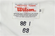 1986 Billy Muffett Detroit Tigers Game Worn Home Jersey (MEARS LOA)