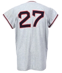 1966 Bubba Morton California Angels Game Worn Road Jersey (MEARS LOA)