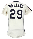 1986 Denny Walling Houston Astros Game Worn Cream Alternate Jersey (MEARS LOA) NL West Champions Season