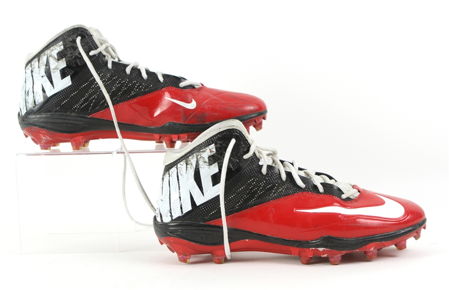 2014 Matt Ryan Atlanta Falcons Game Worn Nike Cleats (MEARS LOA)