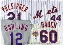 1973-2012 New York Mets Game Worn Jerseys - Lot of 18 w/ Rusty Staub Dual Signed Uniform, Ron Darling & More (MEARS LOA)