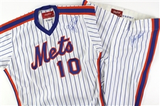 1973-2012 New York Mets Game Worn Jerseys - Lot of 18 w/ Rusty Staub Dual Signed Uniform, Ron Darling & More (MEARS LOA)