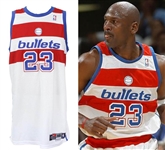 2002-03 Michael Jordan Washington Bullets Throwback Jersey (MEARS LOA) "Provenance from PC Richards & Son Electronic Company"
