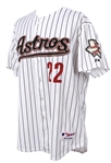 2005 Roger Clemens Houston Astros Game Worn Home Jersey (MEARS A10) Provenance from PC Richards & Son Electronic Company