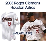 2005 Roger Clemens Houston Astros Game Worn Home Jersey (MEARS A10) "Provenance from PC Richards & Son Electronic Company"