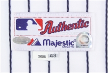 2005 Mariano Rivera New York Yankees Signed Game Worn Home Jersey (MEARS A10/JSA/Steiner/MLB Hologram) Provenance from PC Richards & Son Electronic Company
