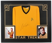 2017 William Shatner Star Trek 36" x 44" Framed Display w/ Signed Shirt (*JSA*)