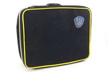 1978-84 Mike Caldwell Milwaukee Brewers Travel Suitcase (MEARS LOA)