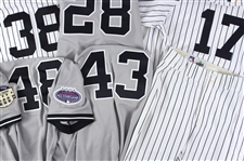 1985-2008 New York Yankees Game Issued/Worn Jersey Collection - Lot of 15 w/ Roberto Kelly, Kenny Lofton, Robin Ventura, Ruben Sierra, Jeff Nelson & More (MEARS LOA/Steiner)