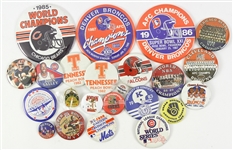 1960's-90's Baseball Football Basketball Politics Pop Culture Entertainment Pinback Button Collection - Lot of 325+