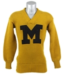 1919-1920s Jack Markweiss Marquette University Collection - Lot of 4 w/ Shoes, Sweater,  & Football Jersey (MEARS LOA)