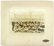 1916-17 Jack Markweiss Marquette Academy High School Football Memorabilia Collection - Lot of 4 w/ Matted Studio Photos, Game Worn Burghardt Athletic Goods Football Jersey & Socks (MEARS LOA)
