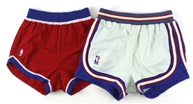 1985-89 Game Worn Basketball Uniform Shorts - Lot of 6 w/ Ron Harper, Mugsy Bogues & More (MEARS LOA)
