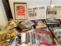 1940s - Present Black Americana Memorabilia Collection (200+ Items) Rare Broadsides: Milwaukee Ghosts, Bearded Clowns, Negro Basketball Globetrotters