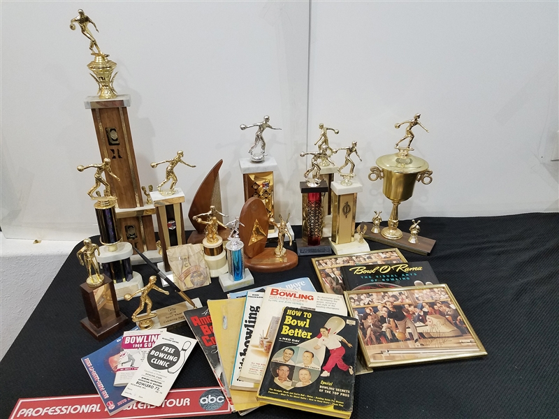 1960s - 1970s Bowling Lot (25 Plus Items)