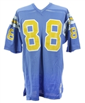 1971-73 Pettis Norman San Diego Chargers Game Worn Home Jersey (MEARS LOA)