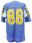 1971-73 Pettis Norman San Diego Chargers Game Worn Home Jersey (MEARS LOA)