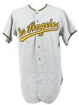 1965 Los Angeles Game Worn Rawlings Flannel Baseball Jersey (MEARS LOA) 