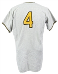 1965 Los Angeles Game Worn Rawlings Flannel Baseball Jersey (MEARS LOA) 