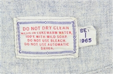 1965 Los Angeles Game Worn Rawlings Flannel Baseball Jersey (MEARS LOA) 
