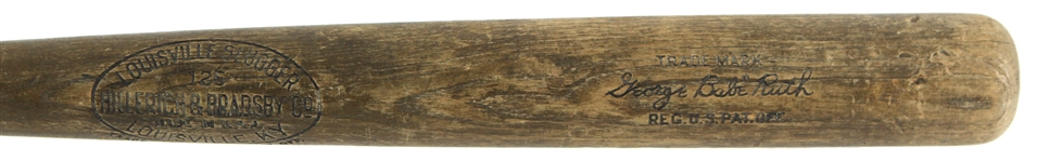 1921-31 Babe Ruth New York Yankees H&B Louisville Slugger Professional Model Whopping 37” Bat (MEARS A6) “Longest Ruth Bat Known!”