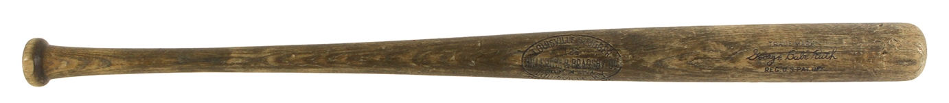 1921-31 Babe Ruth New York Yankees H&B Louisville Slugger Professional Model Whopping 37” Bat (MEARS A6) “Longest Ruth Bat Known!”