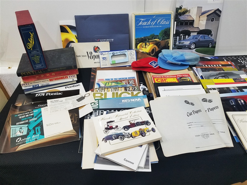 1960s - 2000s Car Manuals & Catalogs (Lot of 110+) 