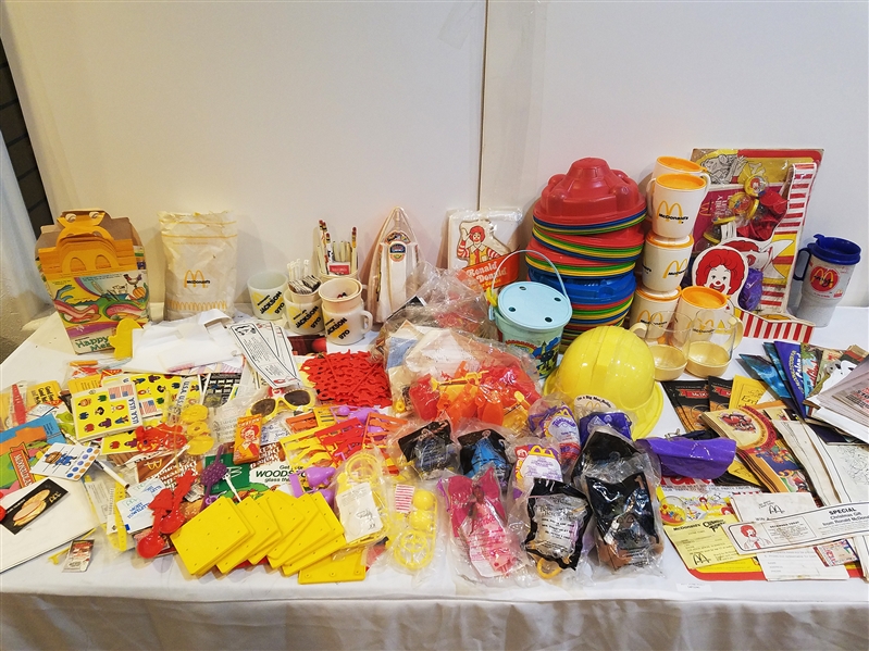 1970s -1980s McDonalds Lot (150+ Items)