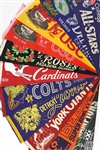1960's-90's Baseball Football Basketball Full Size Pennant Collection - Lot of 200+
