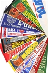 1960's-90's Baseball Football Basketball Full Size Pennant Collection - Lot of 200+