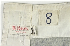 1947-59 Wilson Game Worn Flannel Baseball Uniform Pants - Lot of 4 Pairs
