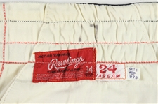 1973 Joe Ducky Medwick St. Louis Caridnals Old Timer's Uniform w/ Jersey, Pants & Stirrups (MEARS LOA)