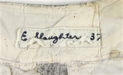 1961 Enos Slaughter Raleigh Capitals Game Worn Road Uniform Pants (MEARS LOA)
