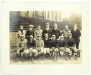 1916-18 Jack Markweiss Marquette Academy Game Used Baseball Equipment & Studio Photography Collection - Lot of 7 w/ Spalding Shin Guards, Mitt, Bat & More (MEARS LOA)