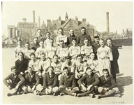 1916-18 Jack Markweiss Marquette Academy Game Used Baseball Equipment & Studio Photography Collection - Lot of 7 w/ Spalding Shin Guards, Mitt, Bat & More (MEARS LOA)