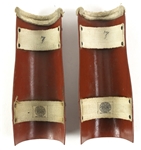1916-18 Jack Markweiss Marquette Academy Game Used Baseball Equipment & Studio Photography Collection - Lot of 7 w/ Spalding Shin Guards, Mitt, Bat & More (MEARS LOA)