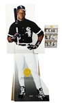 1994 Frank Thomas Chicago White Sox 81" Leaf Stand Up Advertising Display w/ 96 Unopened Packs & Original Box