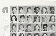 1980 Michael Jordan Chicago Bulls Laney High School Spinnaker Yearbook