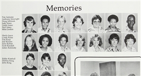 1978-79 Michael Jordan Chicago Bulls Laney High School Spinnaker Yearbook