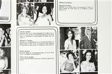 1981 Michael Jordan Chicago Bulls Laney High School Spinnaker Yearbook 
