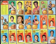 1969-71 Topps Basketball Trading Cards - Lot of 56 w/ Lew Alcindor Rookie, Pete Maravich Rookie, Wilt Chamberlain, Oscar Robertson & More