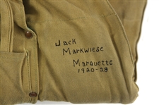 1920-1923 Jack Markweiss Marquette Football Jersey Pants Uniform Collection