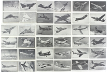 1950's Aviation W452 Exhibit Card Collection - Lot of 78
