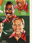 1980's-90's Milwaukee Bucks Poster Collection - Lot of 13 w/ Oscar Robertson Signed Lithograph, Old Style Team Sportraits & More (JSA)